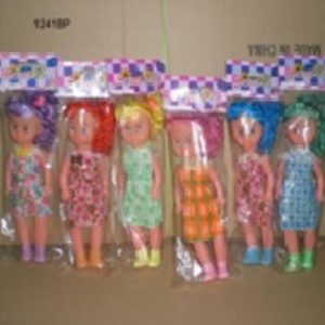 MUÑECA 12" C/OJOS MOV EN FUNDA