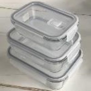 ENVASE CRISTAL RECT C/TAPA 1480ML 22X16X7CM