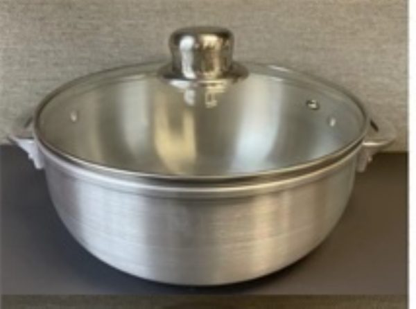 LACOCINERA CALDERO ALUM C/TAPA CRIST 26CM