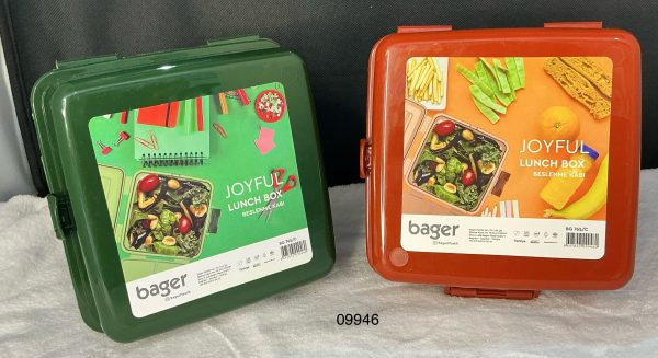 BAGER LONCHERA PLAST COLORES C/DIVISION