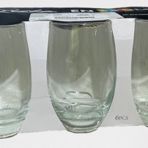 ENESTILO SET VASO CRIST 14OZ 6/1 CLEAR