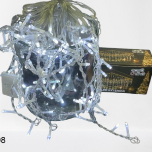 SET LUZ LED LAGRIMAS NAV P/EXTERIOR BLANCA 96/1