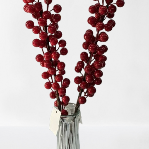 RAMO ROJO P/ARBOL NAVIDAD 60CM