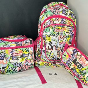 EXPL SET P/H MOCHILA16" C/LONCHERA+ESTUCHE