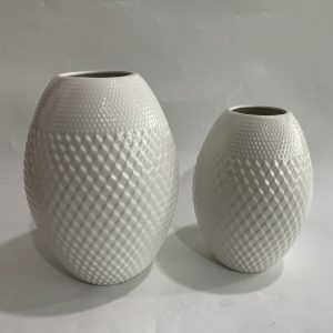 FLORERO DE CERAMICA 17.5X17.5X25.5CM
