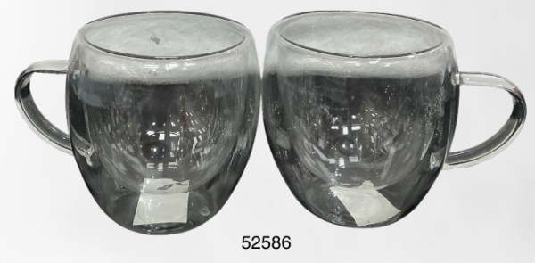 POZUELO CRISTAL DOBLE FONDO 9X9XCM
