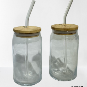 CHUPI CRISTAL C/TAPA BAMBU+SORBETE 7X14CM