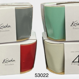 SET POZUELO CUADRADO 10OZ 4/1