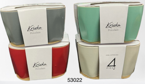 SET POZUELO CUADRADO 10OZ 4/1