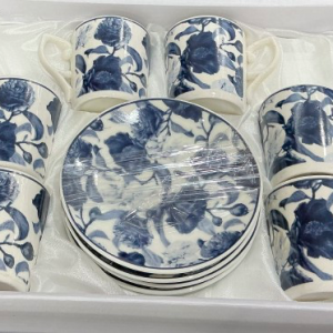 SET TAZA C/PLATILLO DISEÑO 5.4X6CM 12/1
