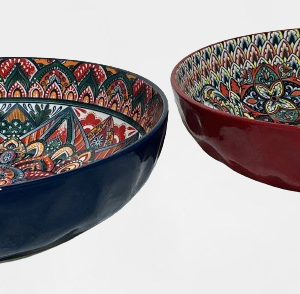 FUENTE 10"C/DISENO INDU AZUL/ROJO
