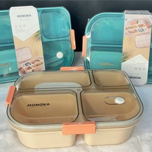 ENVASE PLASTICO HTICO C/DIVISION 26.5X19.5X8CM