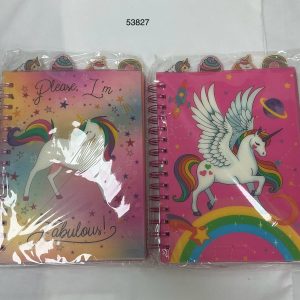 LIBRETA C/DISENO P/NINAS 120PGS
