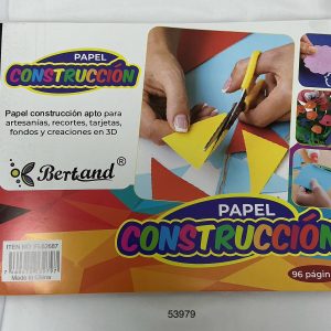 BERTAND SET PAPEL DE CONSTRUCCION 48PGS 23X30CM