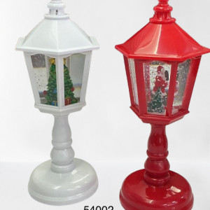 FAROL C/LUZ+MUSICA NAVIDAD 21.5CM