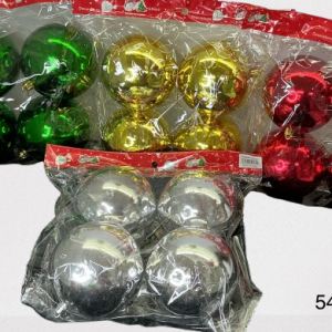 SET BOLAS NAVIDAD FUNDA 4/1 10CM
