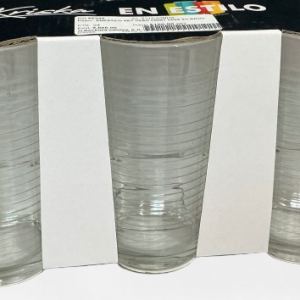 ENESTILO SET VASO CRIST 12OZ 3/1 BROC