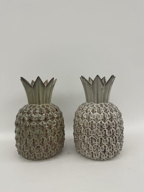 PIÑA DE CERAMICA 18.5X18.5X28CM