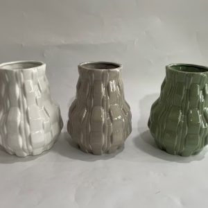 FLORERO DE CERAMICA 15X15X20CM