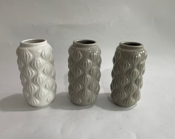 FLORERO DE CERAMICA 10X10X20CM
