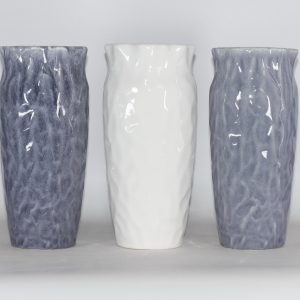 FLORERO DE PORCELANA 14X14X31 G/A/CR