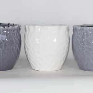 FLORERO DE PORCELANA 20.5X20.5X20 G/A/C