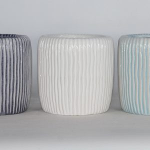 FLORERO DE PORCELANA 14X14X14CM