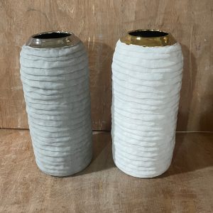 FLORERO DE PORCELANA 14X14X30CM