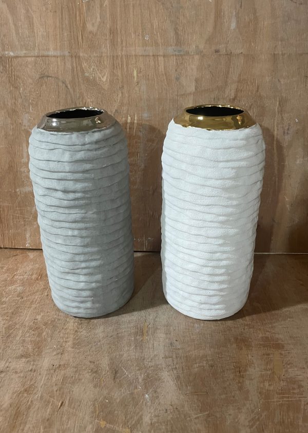 FLORERO DE PORCELANA 14X14X30CM