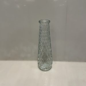 FLORERO SOLITARIO CRISTAL 7X22CM