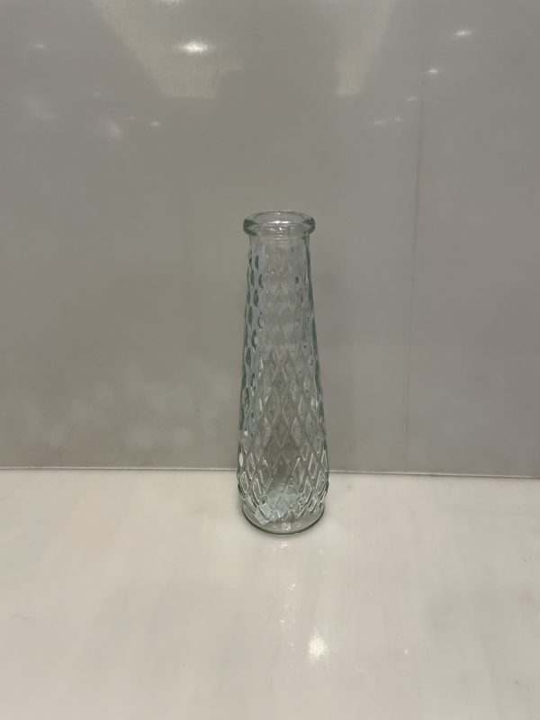 FLORERO SOLITARIO CRISTAL 7X22CM