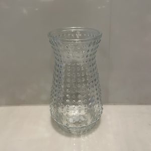 FLORERO DE CRISTAL BROCADO 15X26CM