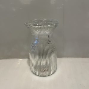 FLORERO DE CRISTAL BROCADO 13X21CM