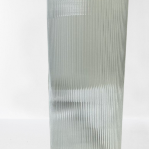 FRASCO CRISTAL REDONDO C/TAPA METAL 11.2X30CM