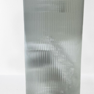 FRASCO CRISTAL REDONDO C/TAPA METAL 11.2X25CM