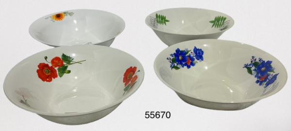 FUENTE 7" C/FLORES