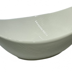 FUENTE OVALADA BLANCA 35X22.5X7.5CM