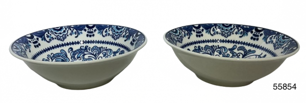 FUENTE DE PORCELANA DIS AZUL 18X5.5CM