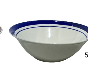 FUENTE DE PORCELANA BORDE COL 20X8.5CM