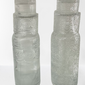 SET BOTELLA C/VASO 7X21CM 2/1