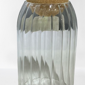 ENVASE CRISTAL C/CORCHO 9X14.5CM