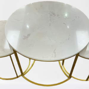 SET MESA DECORATIVA MARMOL 3/1 45/72CM