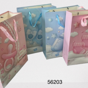 BOLSA P/REGALO BEBES 30X40X12CM