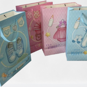 BOLSA P/REGALO BEBES 30X40X12CM