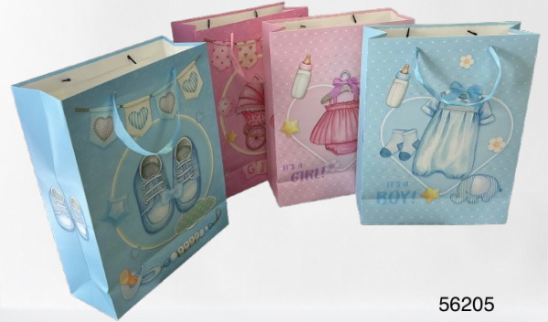 BOLSA P/REGALO BEBES 30X40X12CM