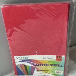 VNEEDS SET PAPEL EVA ROJO 20X30CM 10/1