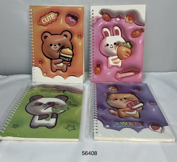 LIBRETA C/DISEÑO 21X14.5CM 60/1