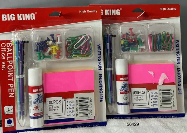 SET UTENSILIOS ESCOLARES BLISTER 8/1
