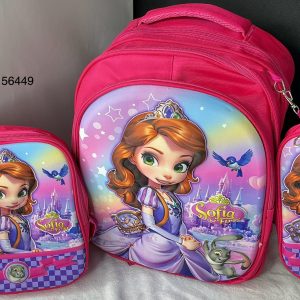 SET MOCHILA 14" +LONCHERA+ESTUCHE C/DISEÑO 3/1