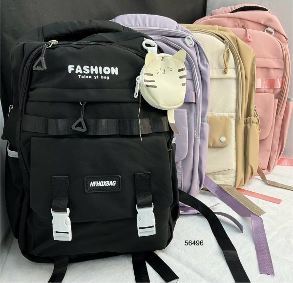 MOCHILA C/DISEÑO 17.5" 44.5X28.5X12CM